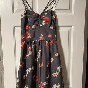 Floral Spaghetti Strap Dress